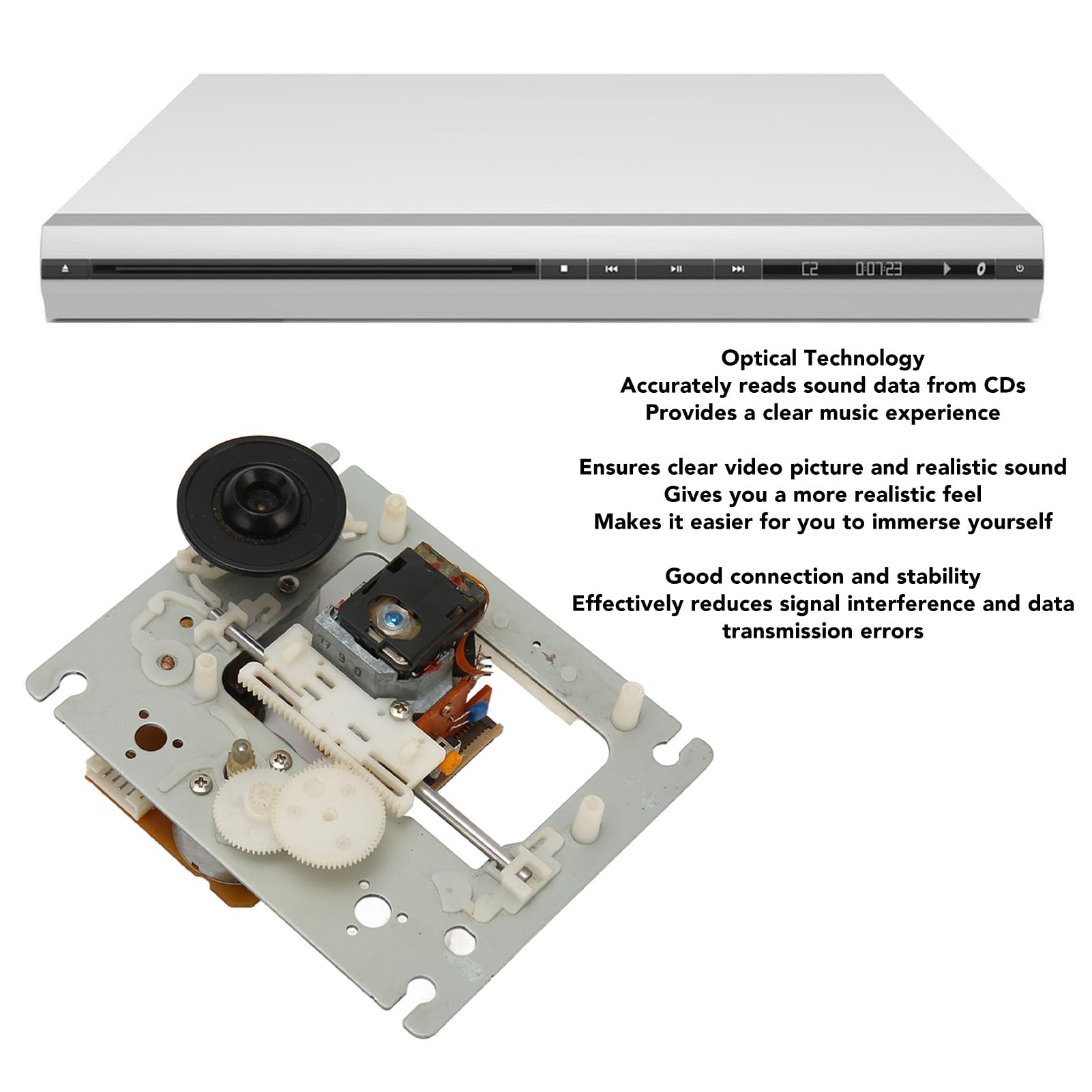 【CD】Pieces / Same Amazon.com: CD Lens with Deck 16P Optical Head Drive Disc